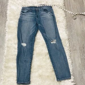 7 for All Mankind skinny boyfriend jeans, size 25